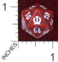 Magic Spindown Die - Theros Red